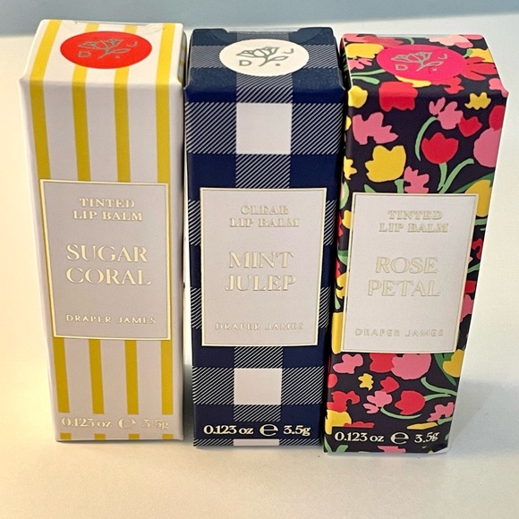 Draper James Set of 3 Tinted Lip Balm - Picture 2 of 4
